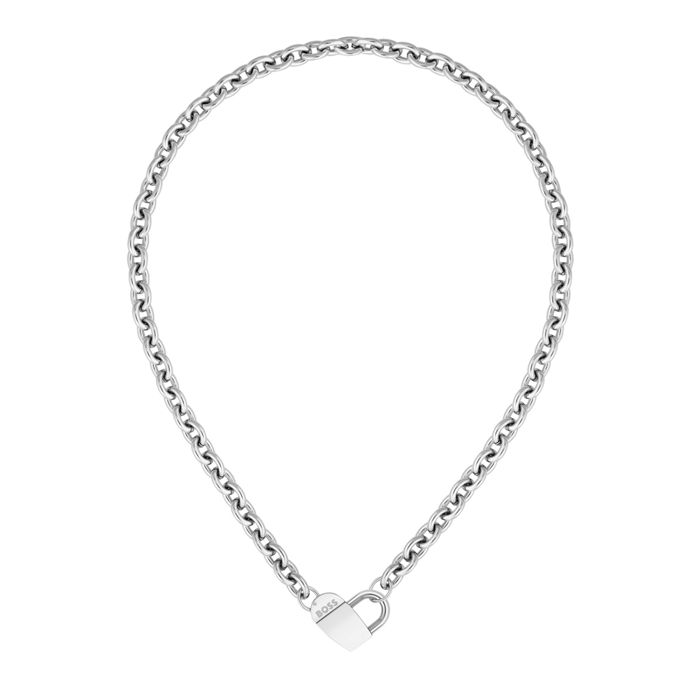 BOSS Kassy Chain Necklace in White for Men | Lyst