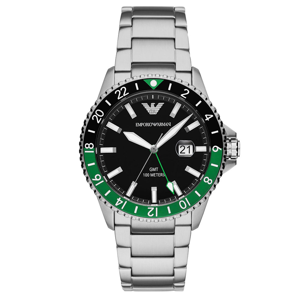 Emporio Armani World Explorer Green Quartz Watch | Peter Jackson