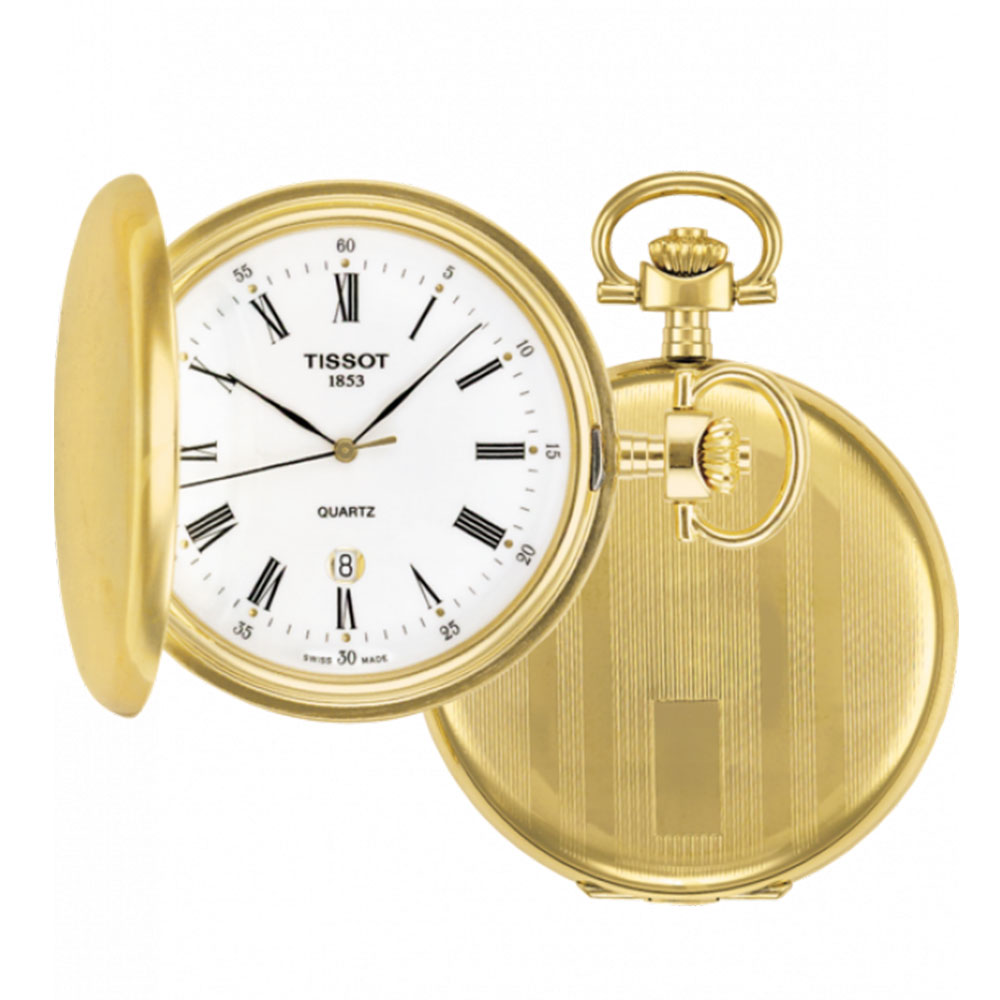 Tissot Savonnette Yellow Gold Plated Pocket Watch Pocket watches