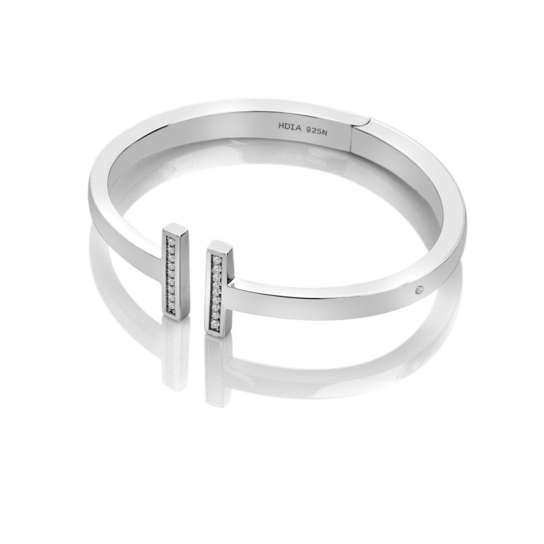Hot Diamonds X TG T Bar Bangle Peter Jackson
