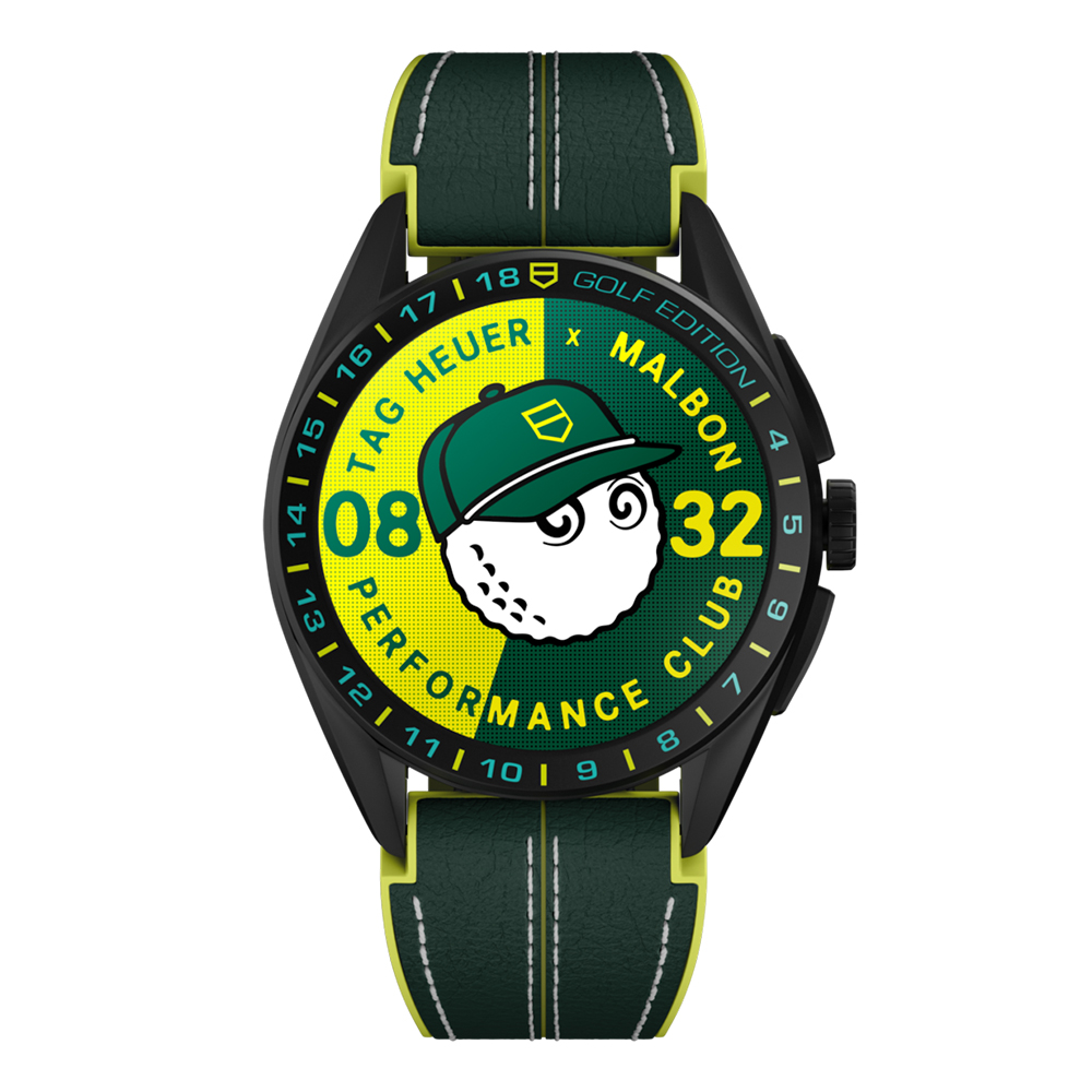 TAG Heuer Connected Calibre E4 Malbon Golf Smart Watch Peter Jackson