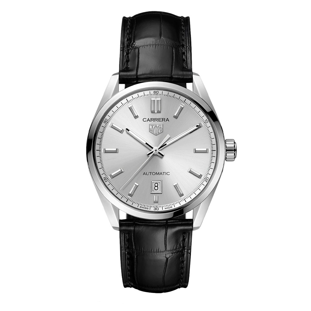 Tag heuer carrera sale calibre 6 leather strap