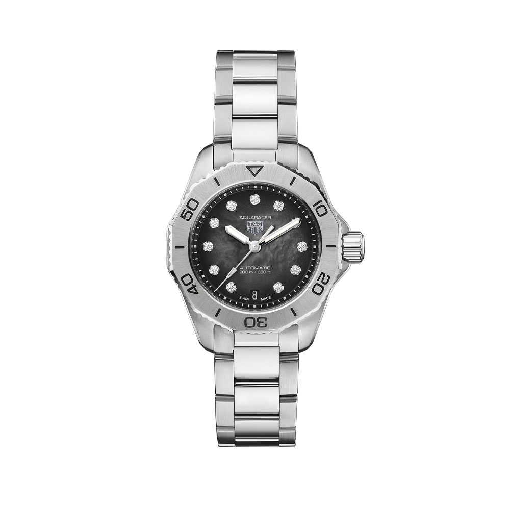 Tag ladies aquaracer top mother of pearl