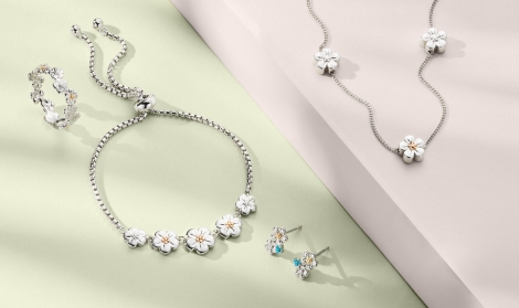 Clogau Daisy Jewellery set
