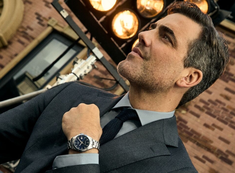Man wearing Tissot watch 